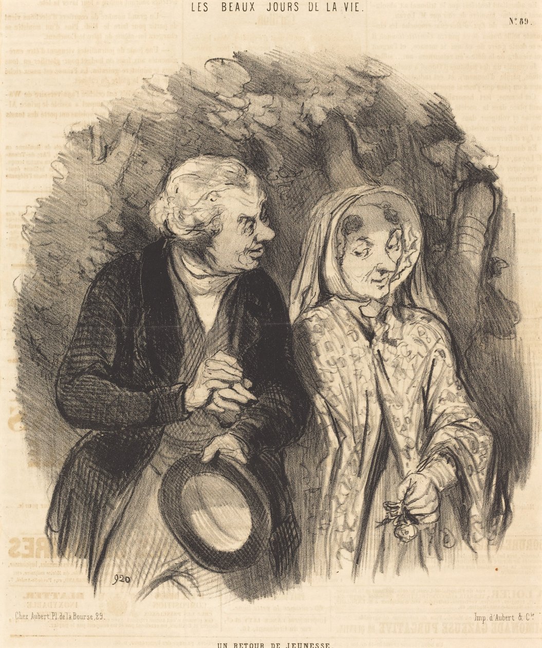 En återgång till ungdomen av Honoré Daumier