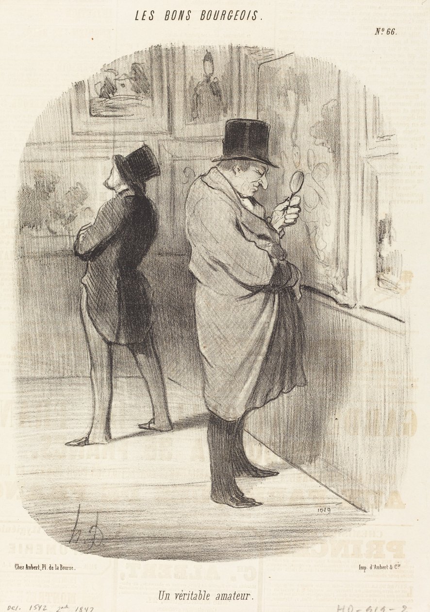 En riktig amatör av Honoré Daumier