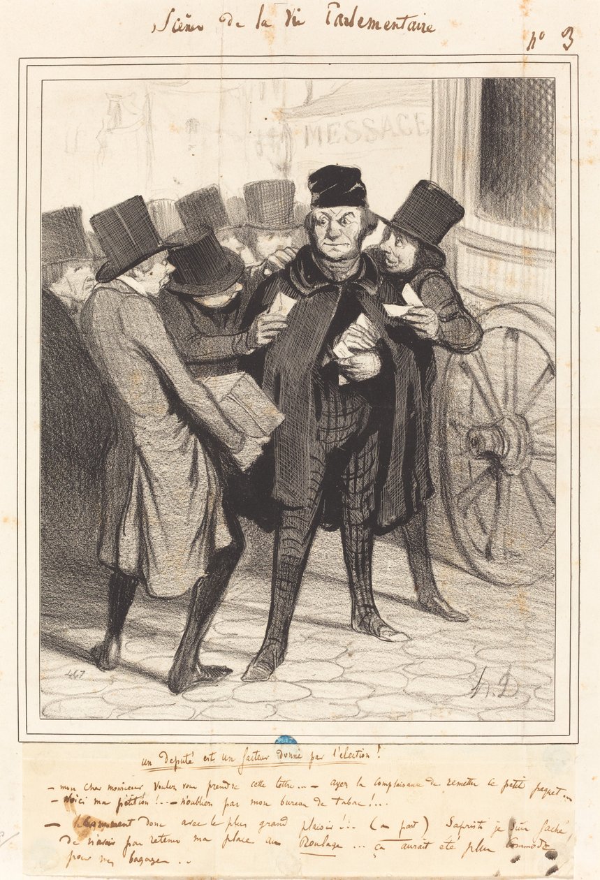 En nöjesresa till Paris av Honoré Daumier