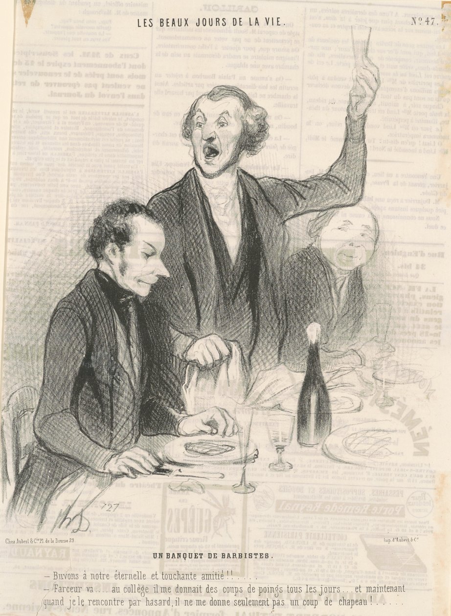 En fest med barbies av Honoré Daumier