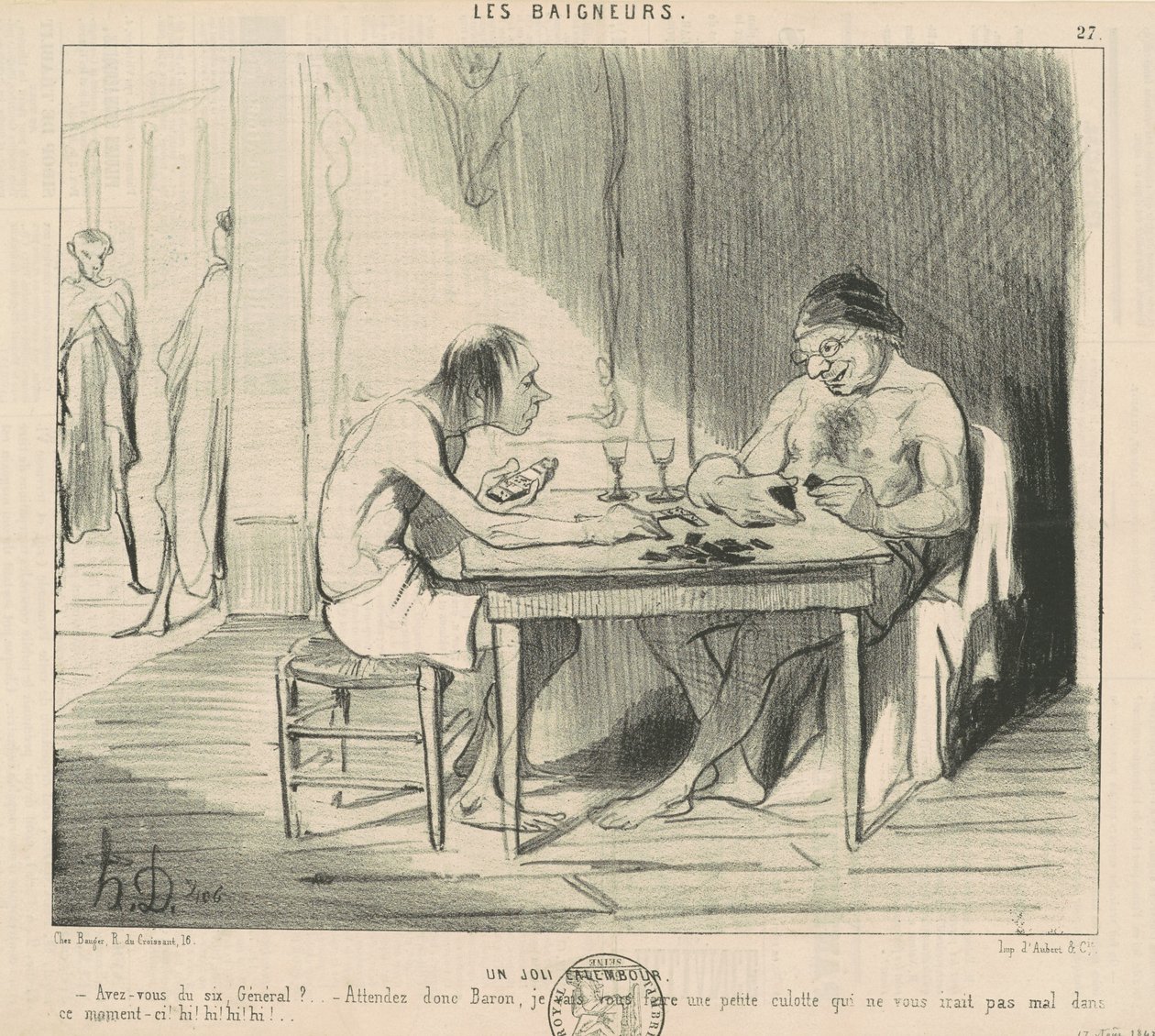 En fin ordlek av Honoré Daumier