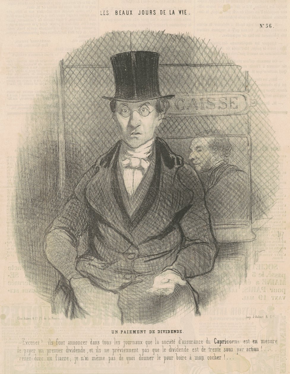 En utdelning av Honoré Daumier