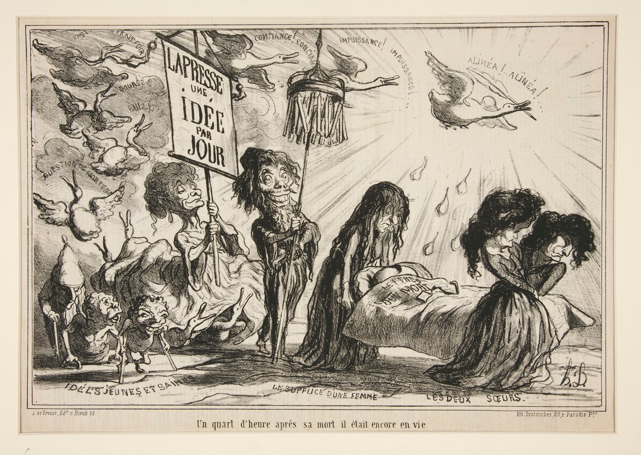 En fjärdedel av av Honoré Daumier