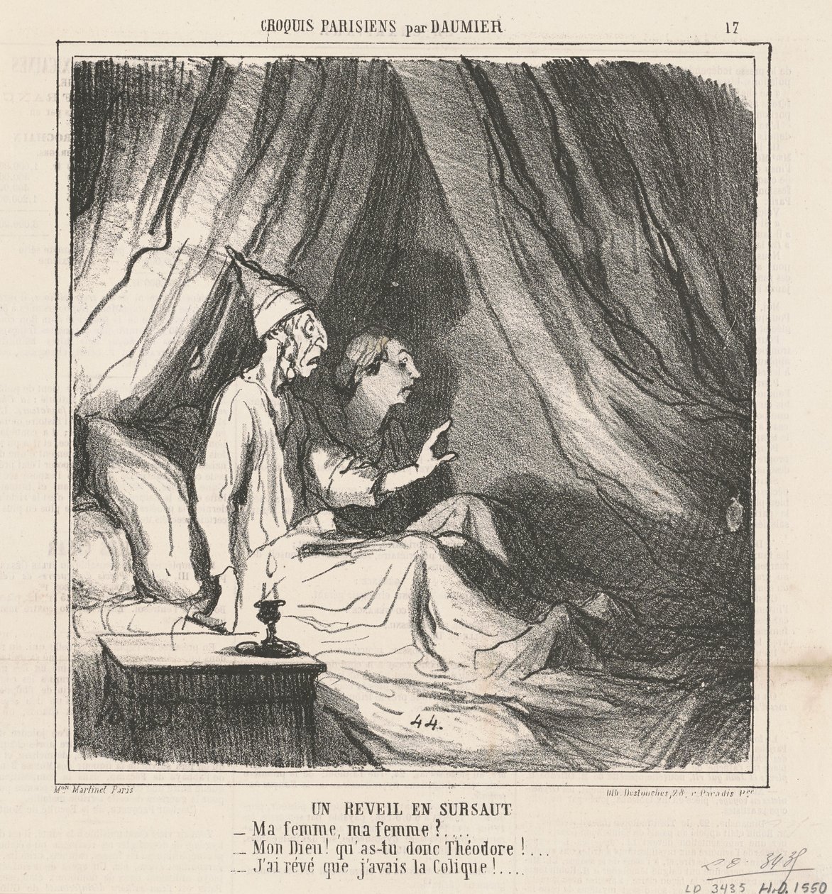 Ett plötsligt uppvaknande av Honoré Daumier