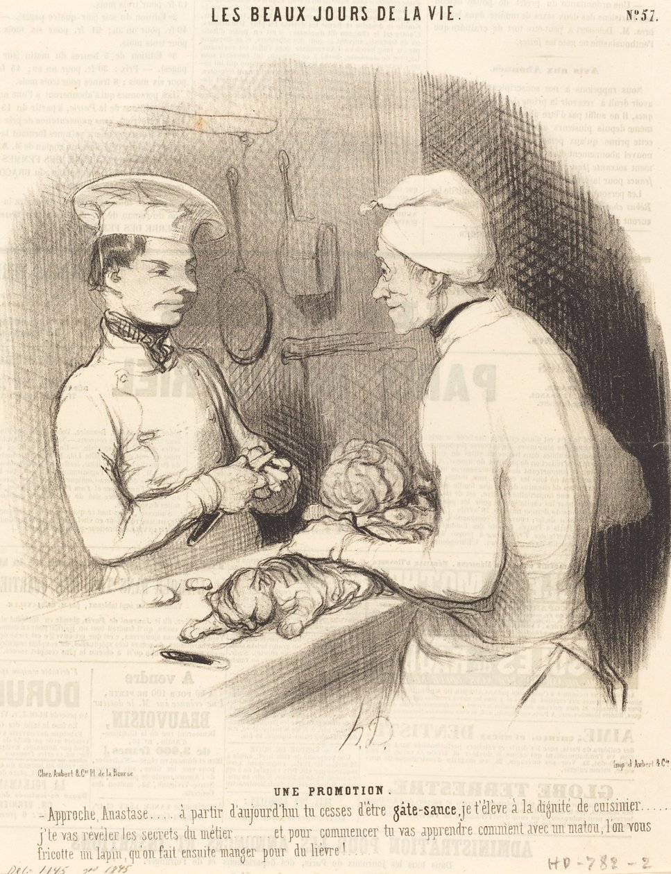En befodran av Honoré Daumier