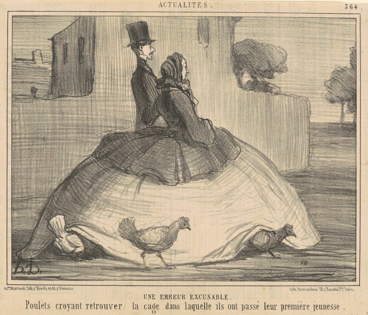 Ett ursäktligt fel av Honoré Daumier