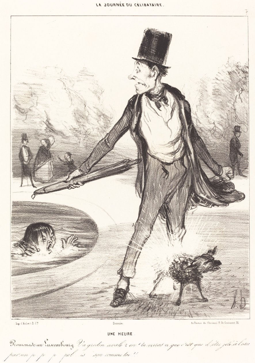 Klockan ett av Honoré Daumier