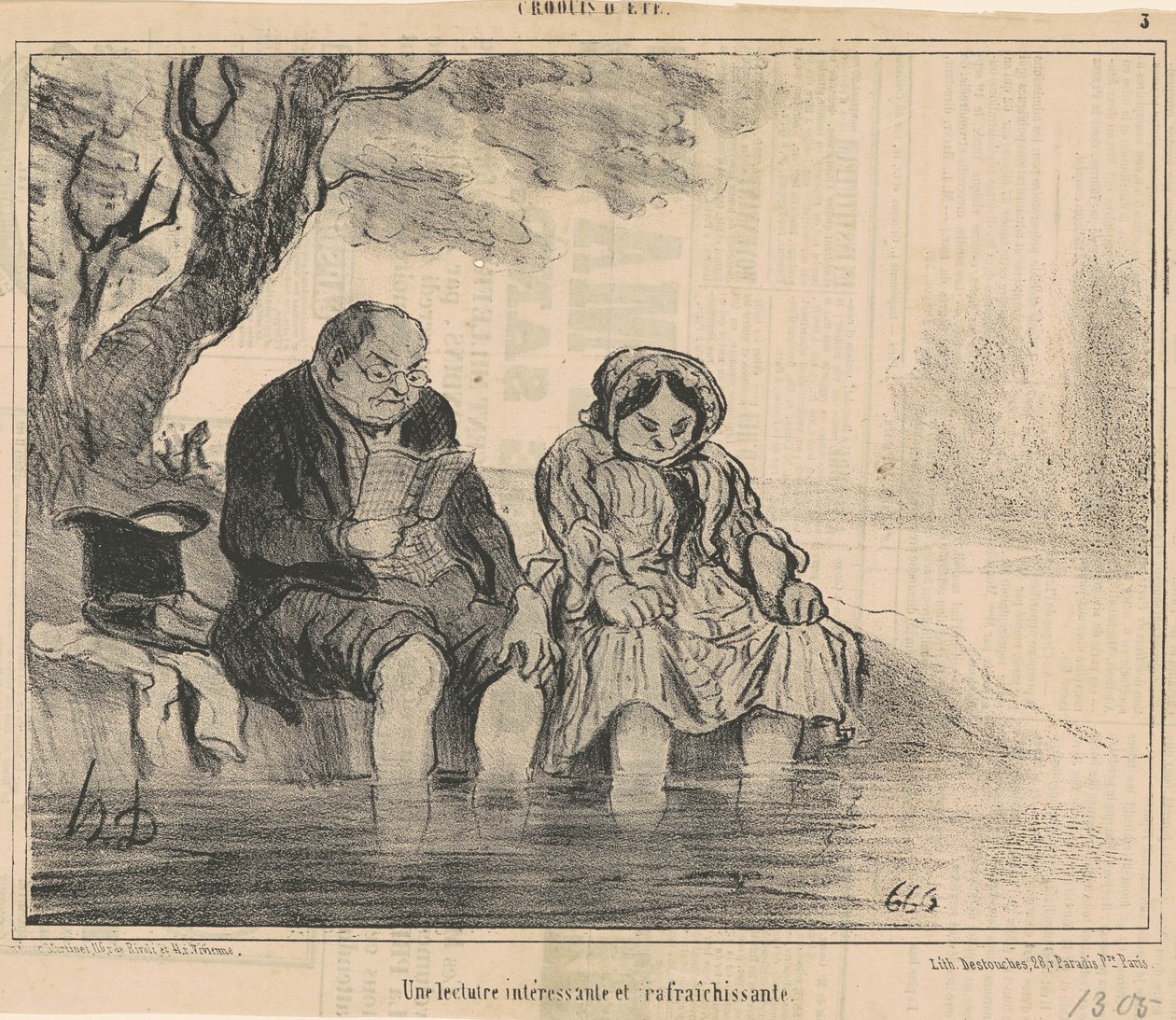 En intressant och uppfriskande läsning av Honoré Daumier