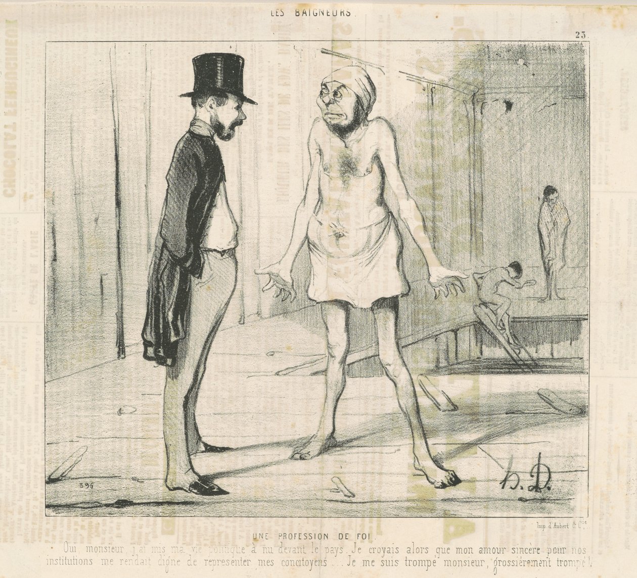 En trosbekännelse av Honoré Daumier
