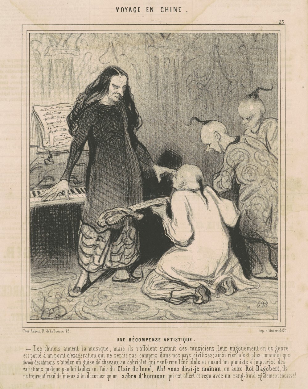 Ett konstnärligt pris av Honoré Daumier