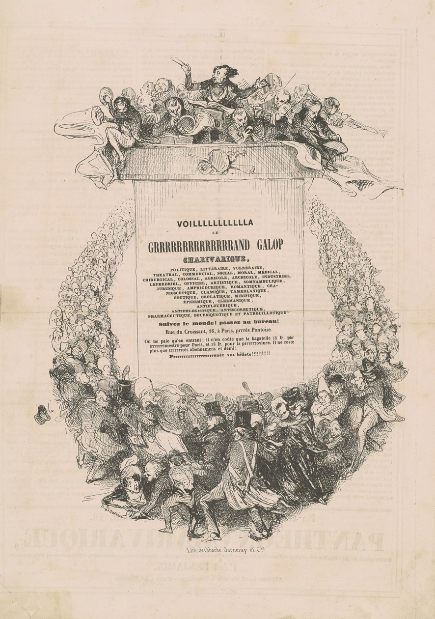 VOILLLLLLLLLLLA LE GRRRRRRRRRRRRAND galopp charivarique av Honoré Daumier