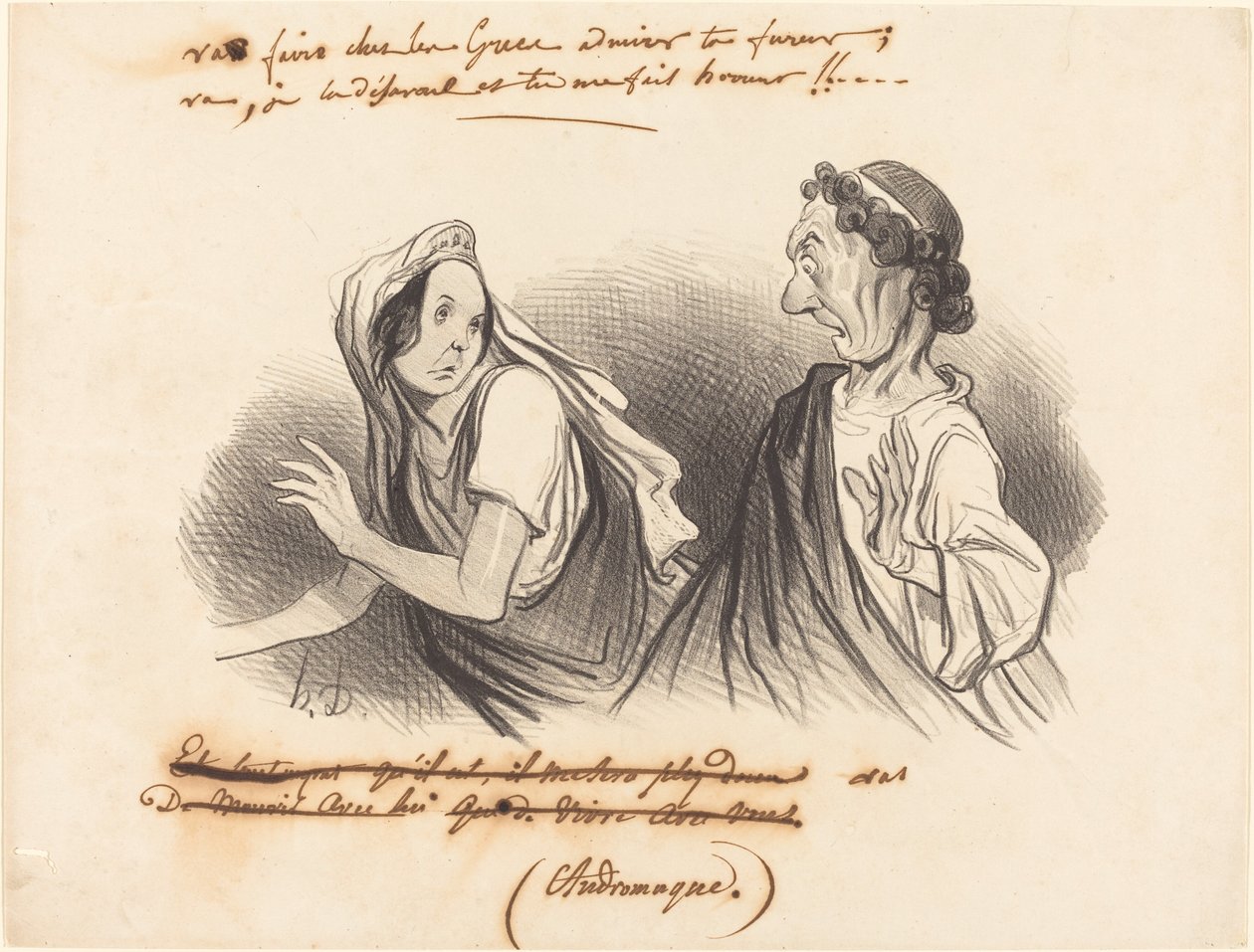 Gå och gör... beundra din vrede... av Honoré Daumier