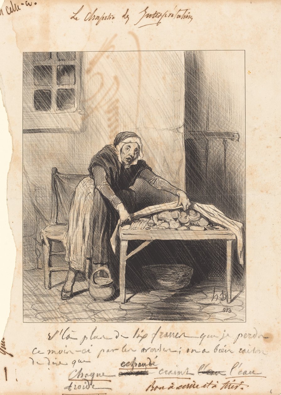 Det är mer än sex franc som jag förlorar... av Honoré Daumier