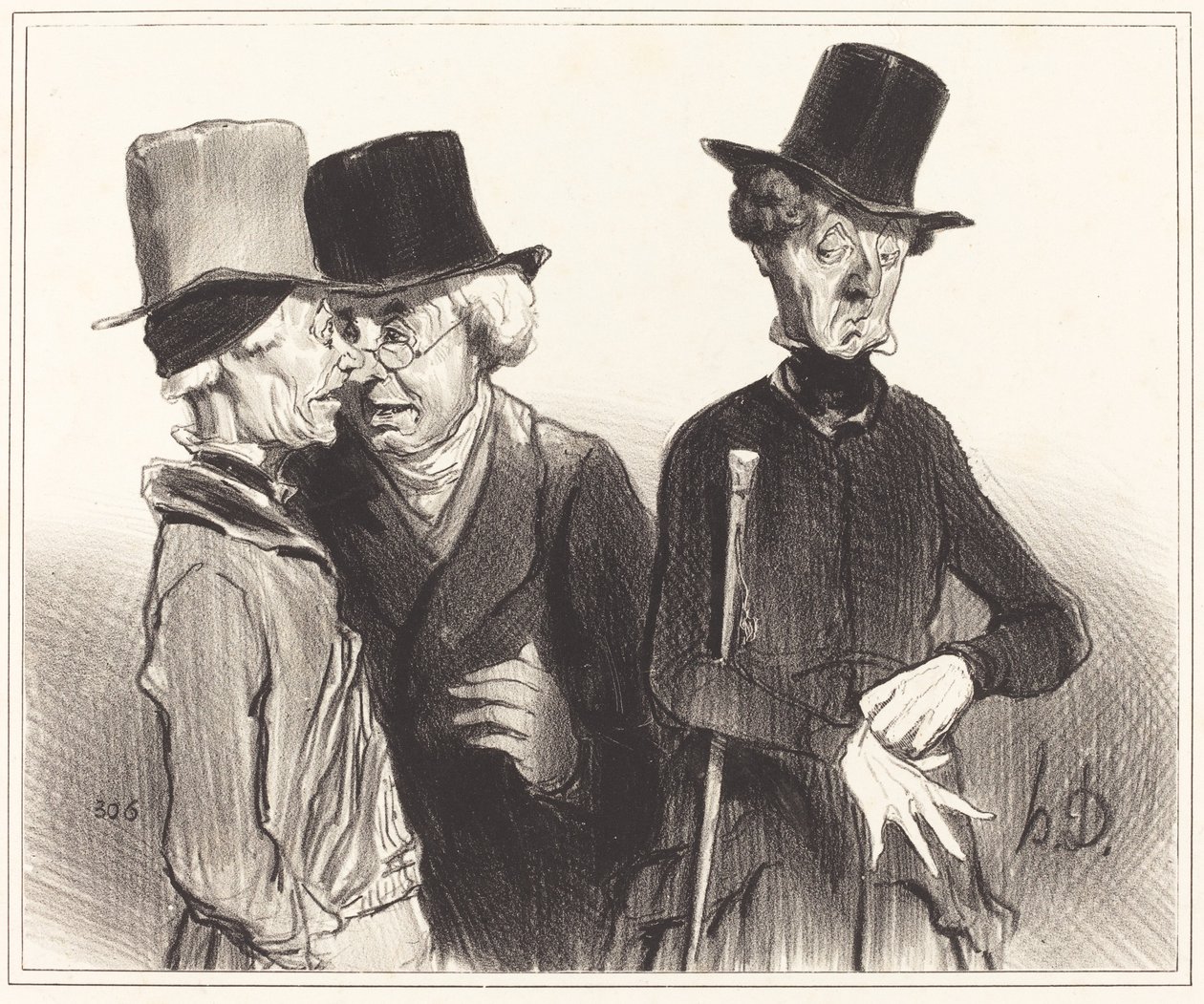 Så! du blev pensionär, jag läkare, han... av Honoré Daumier