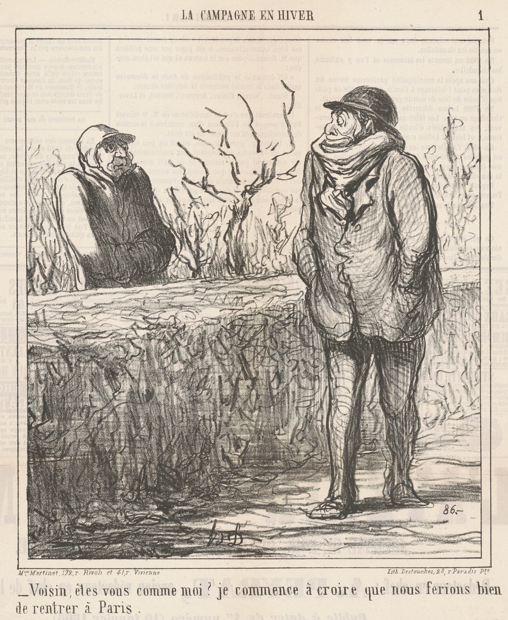 Granne, är du som jag? ... av Honoré Daumier