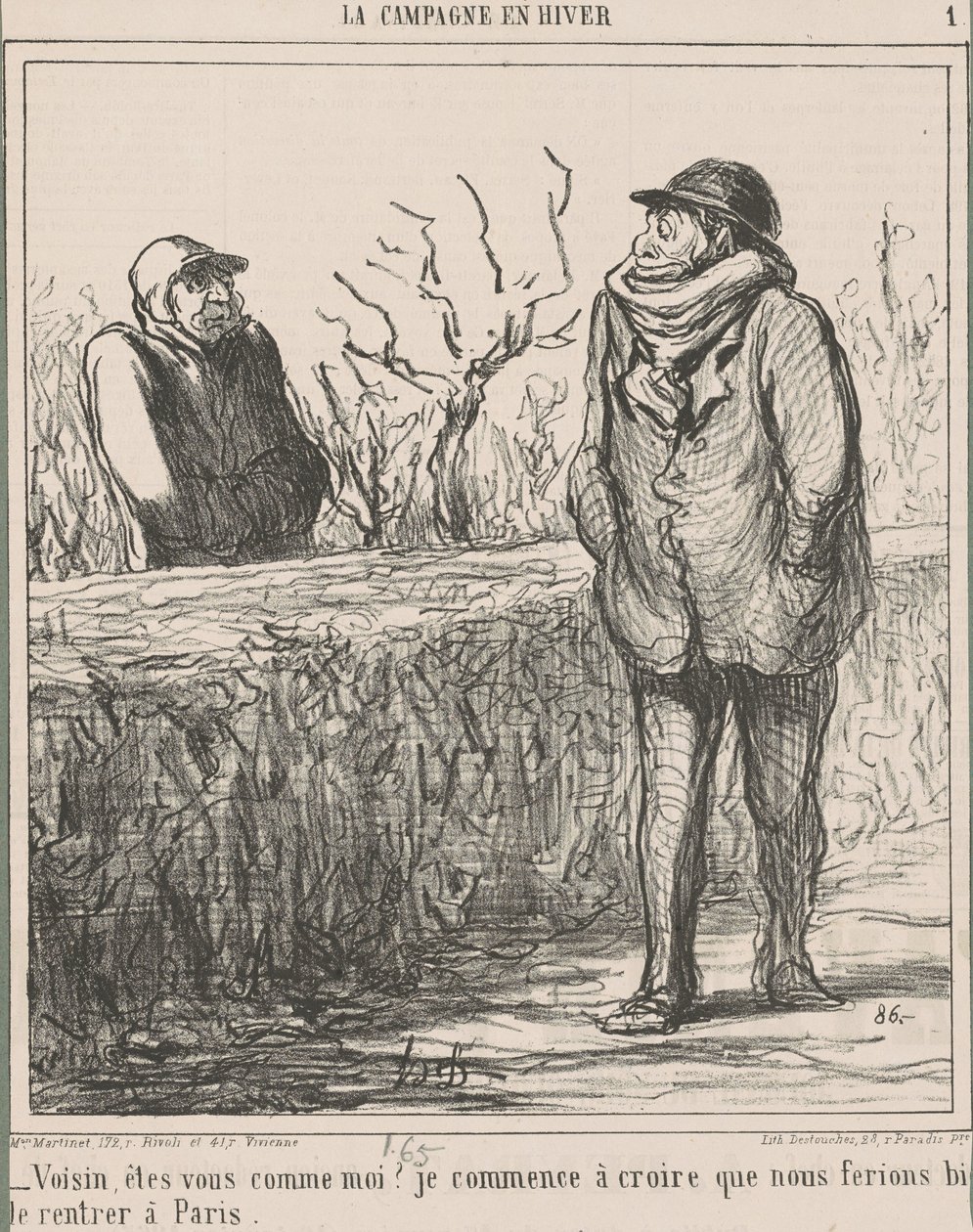Granne, är du som jag? ... av Honoré Daumier