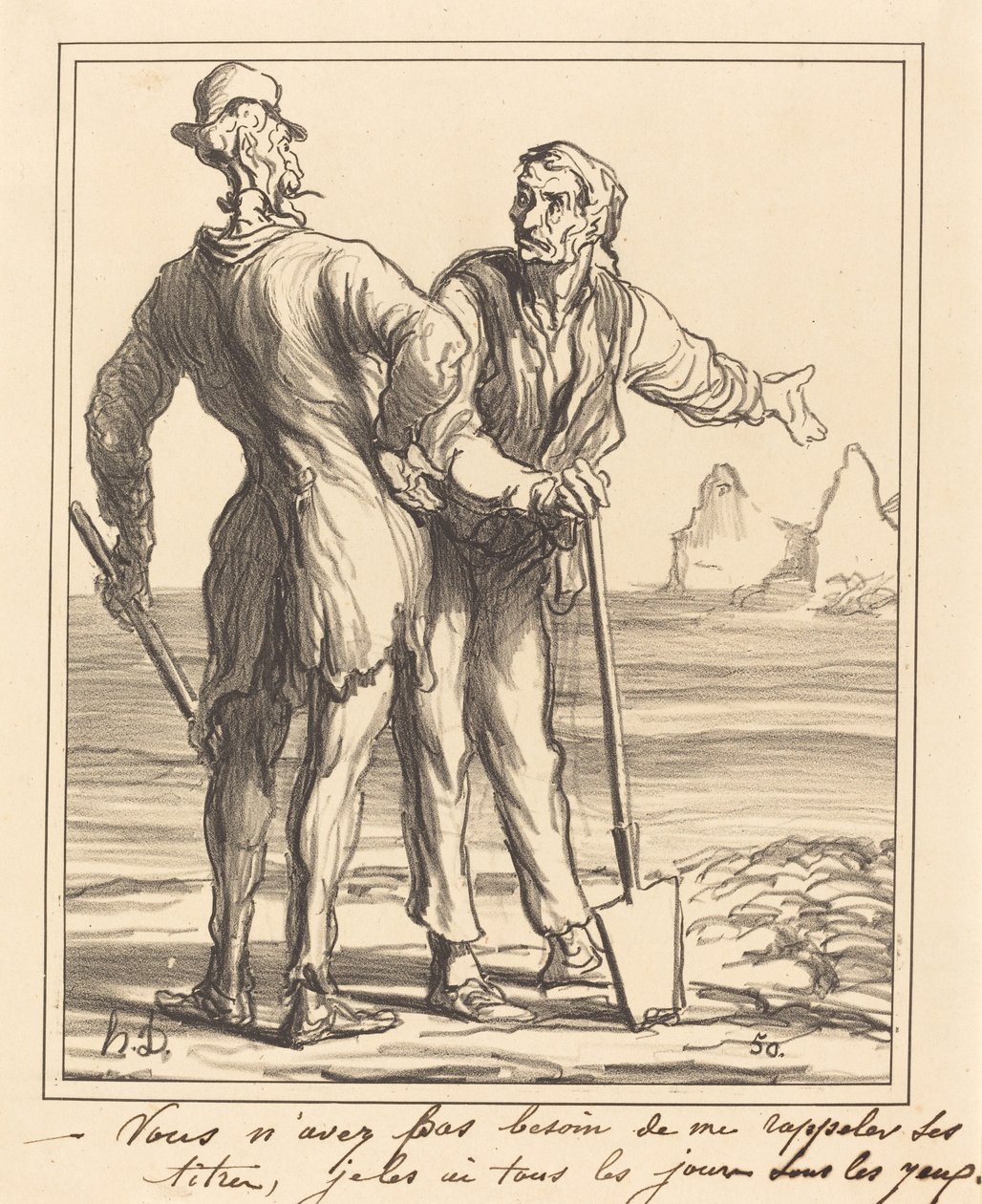 Du behöver inte påminna mig om hans titlar... av Honoré Daumier