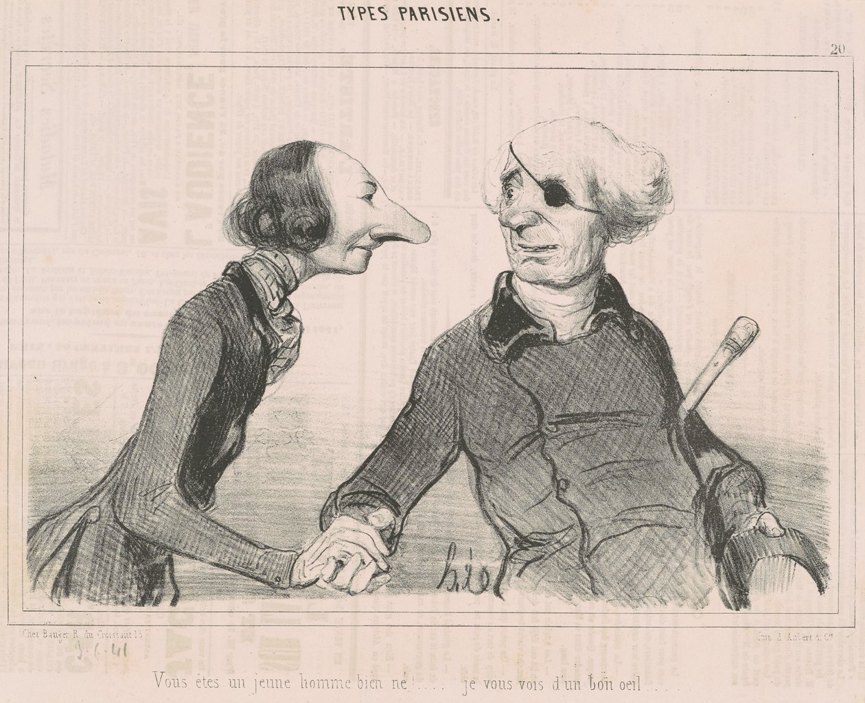 Du är en välfödd ung man!... av Honoré Daumier