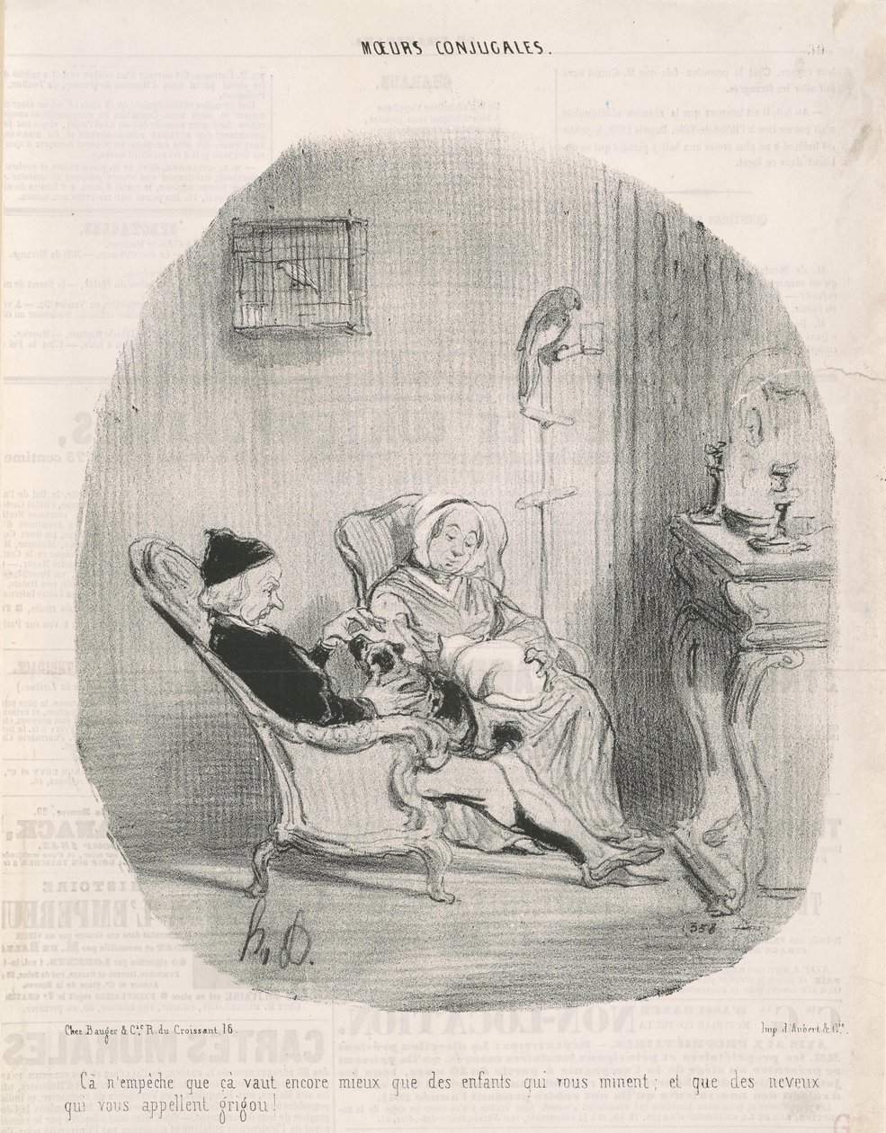 Ändå är det ännu bättre.... av Honoré Daumier