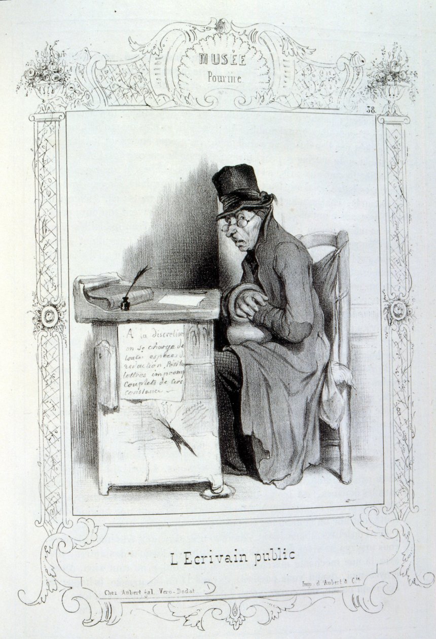 illustrationer om idéer och legender Philipon under titeln Les Cent och Robert Macaire av Honoré Daumier