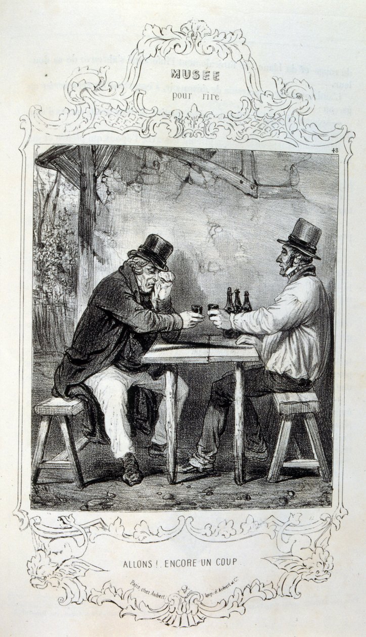 illustrationer om idéer och legender Philipon under titeln Les Cent och Robert Macaire av Honoré Daumier