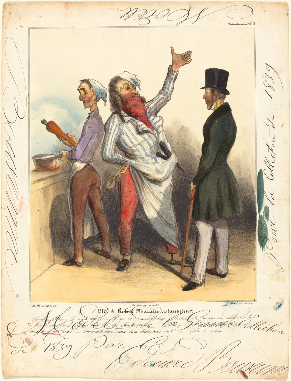 Mr. de Robert Macaire Krögare av Honoré Daumier and Edouard Bouvenne