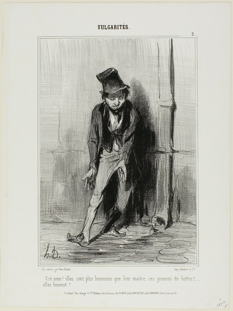 "Jävlar!  av Honoré Victorin Daumier