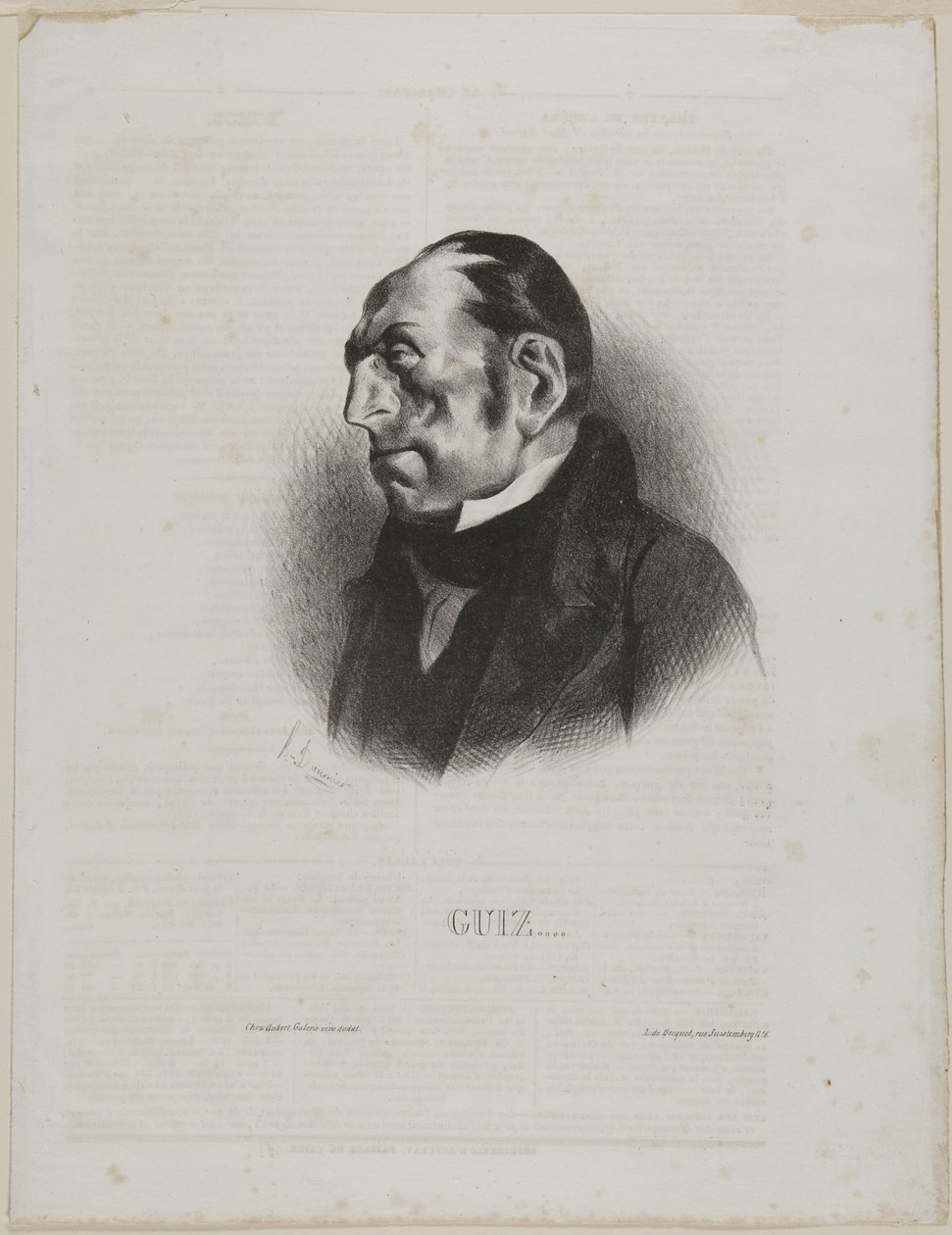 Guiz.... av Honoré Victorin Daumier
