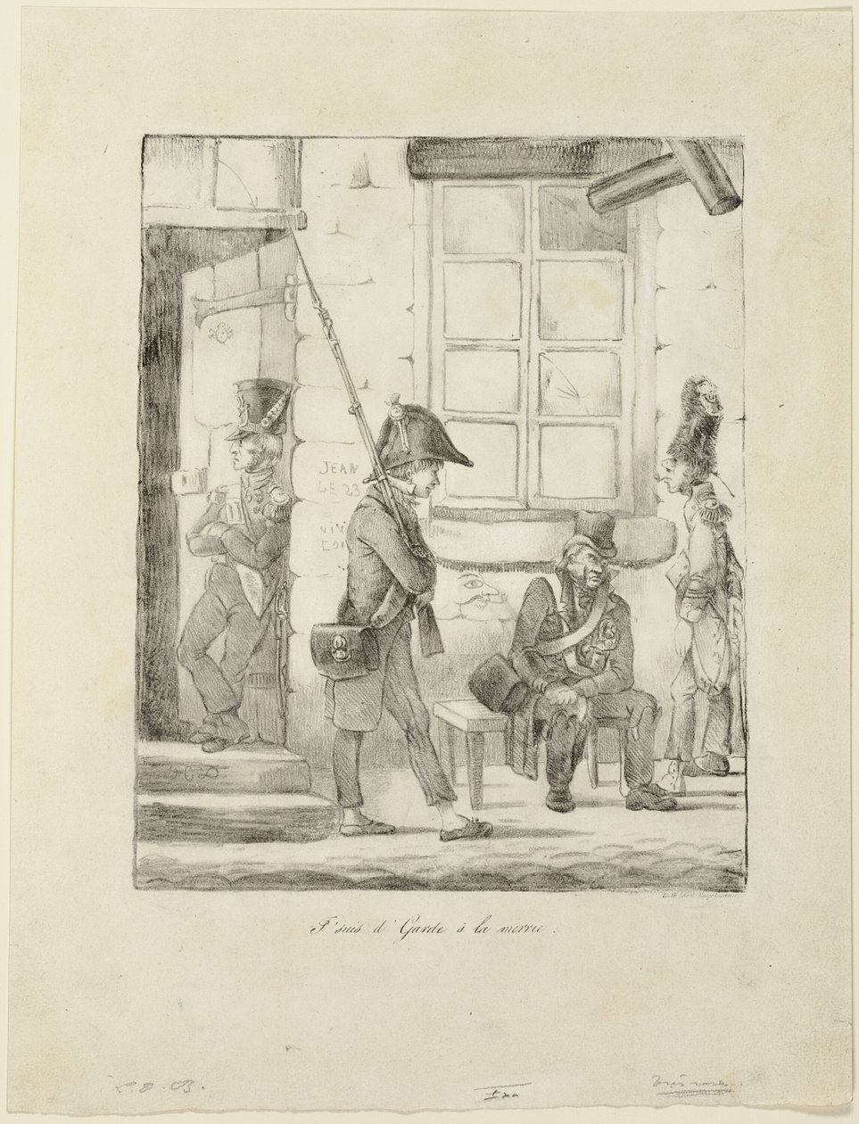 "Jag vaktar stadshuset" av Honoré Victorin Daumier