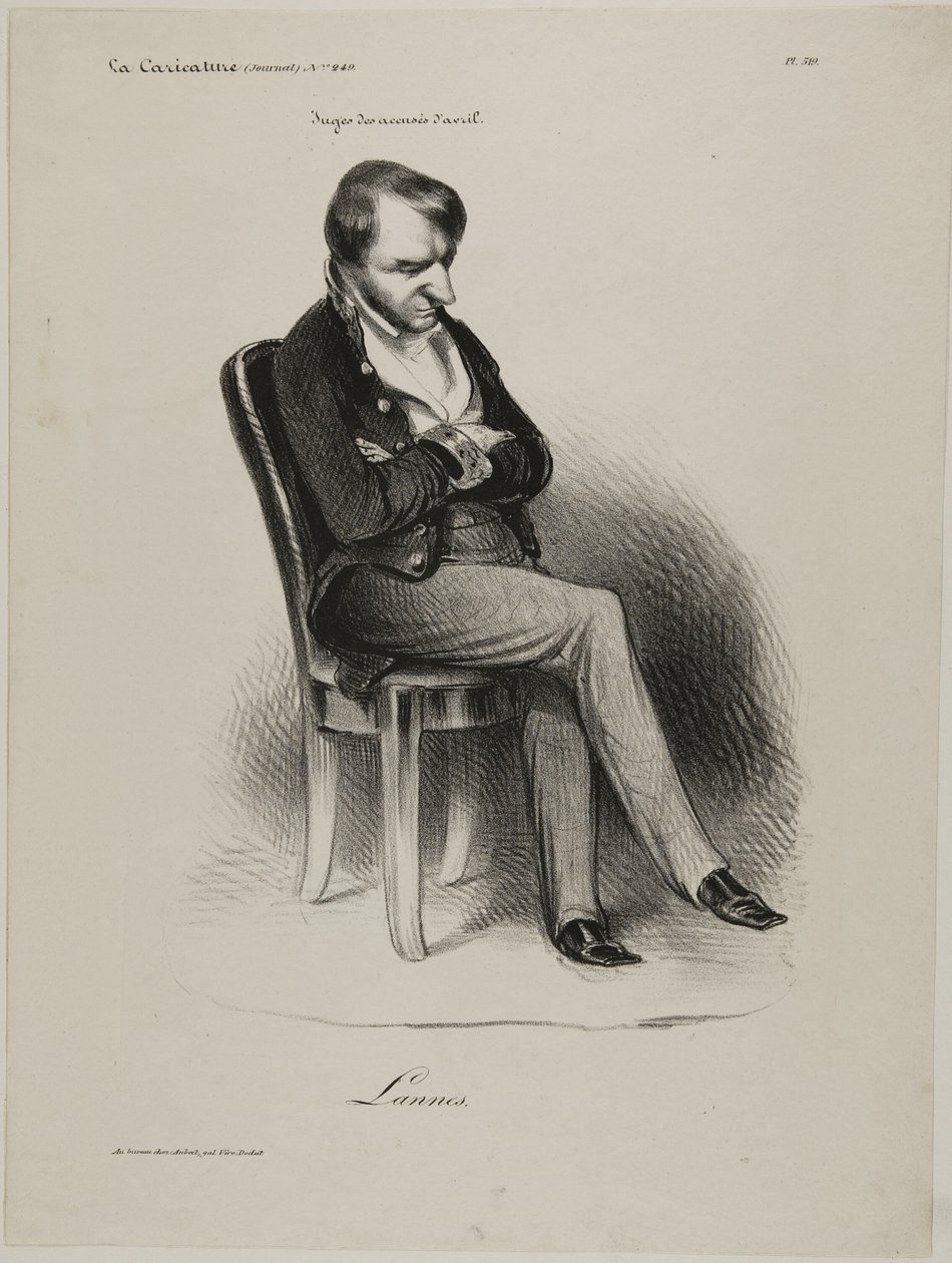 Lannes, plansch 519 av Honoré Victorin Daumier