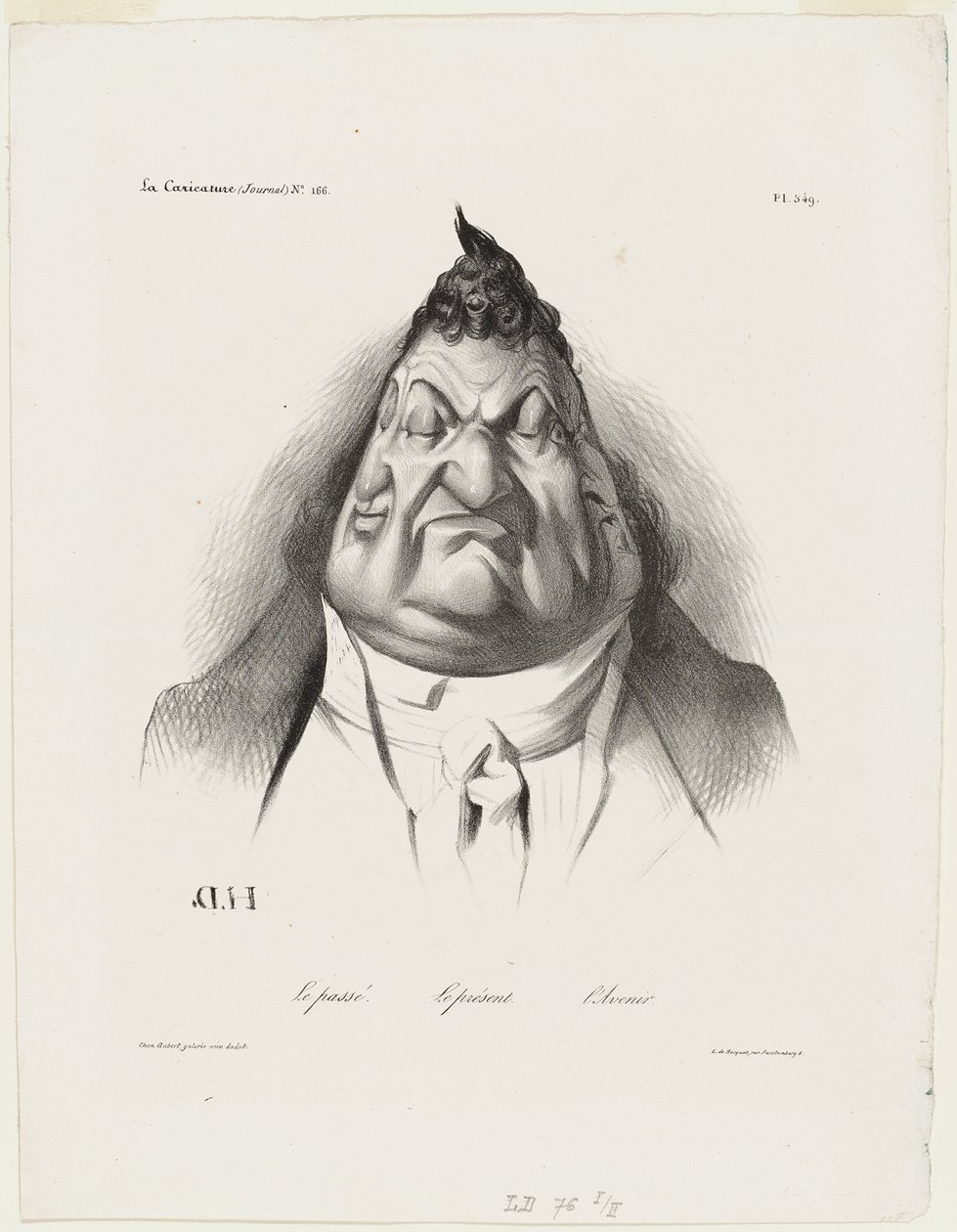 Det förflutna, nutiden, framtiden, plansch 349 av Honoré Victorin Daumier