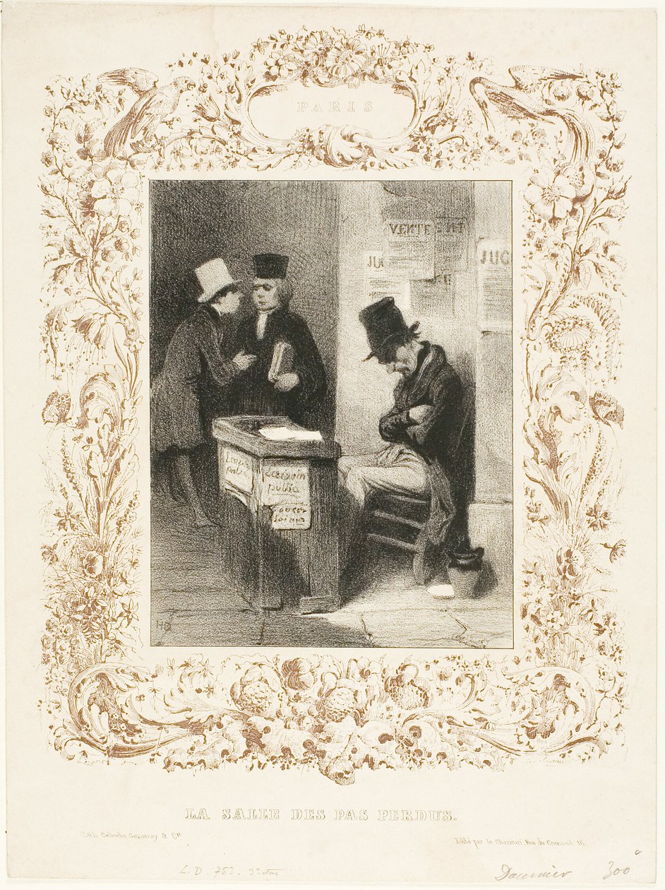 Vänthallen av Honoré Victorin Daumier