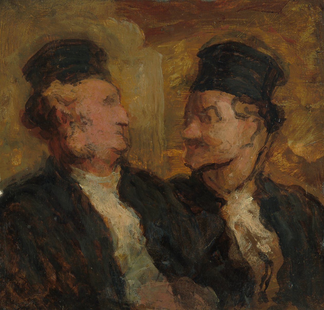Två advokater av Honoré Victorin Daumier