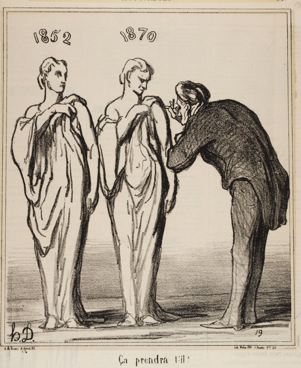 Kommer det att ta dig!, 1870 av Honoré Daumier