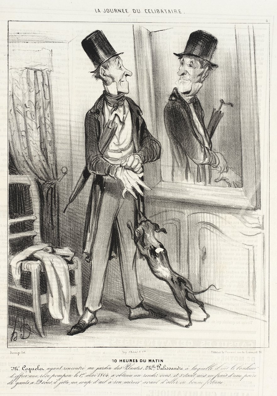 Klockan 10 på morgonen av Honoré Daumier