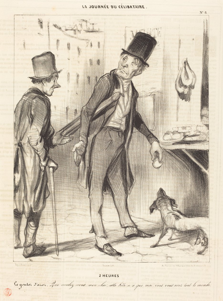 Klockan 2 - Azors mellanmål av Honoré Daumier