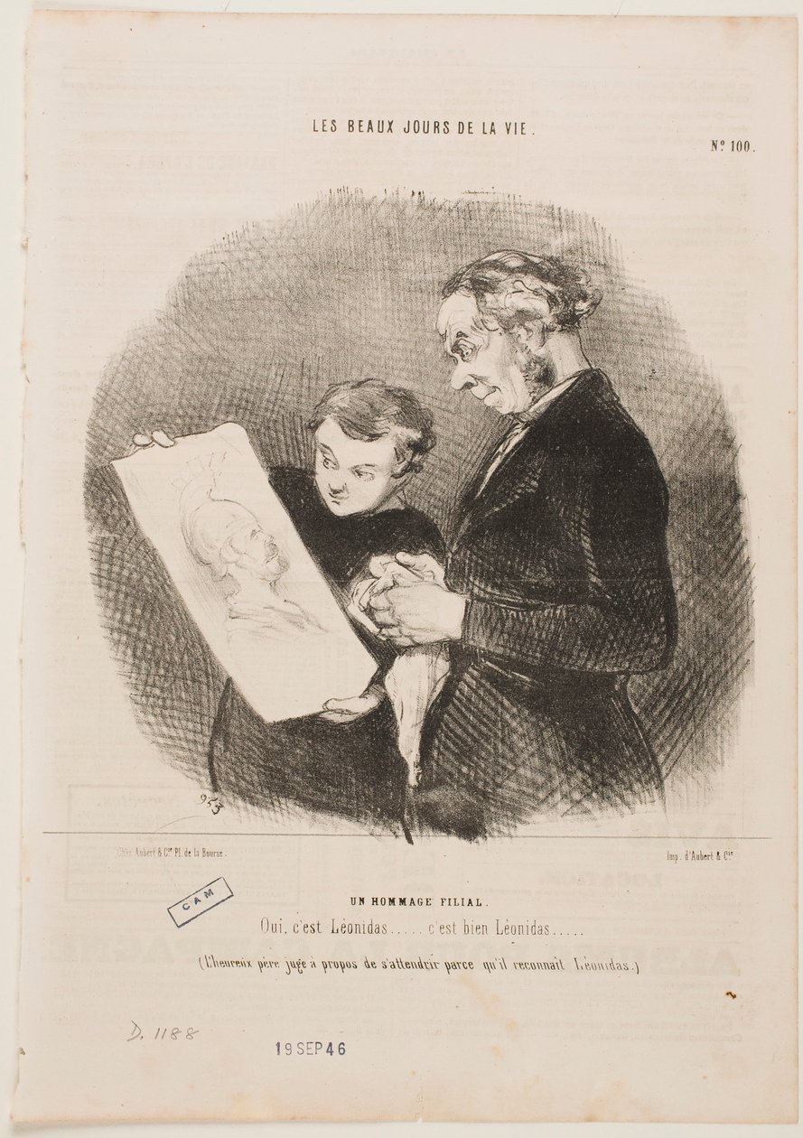 En barnslig hyllning av Honoré Daumier