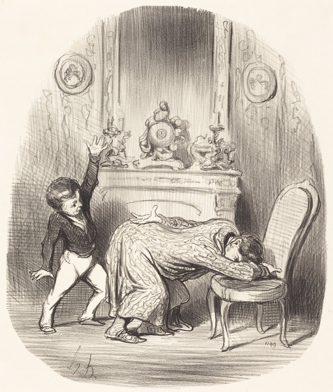 I likhet med Henrik IV av Honoré Daumier