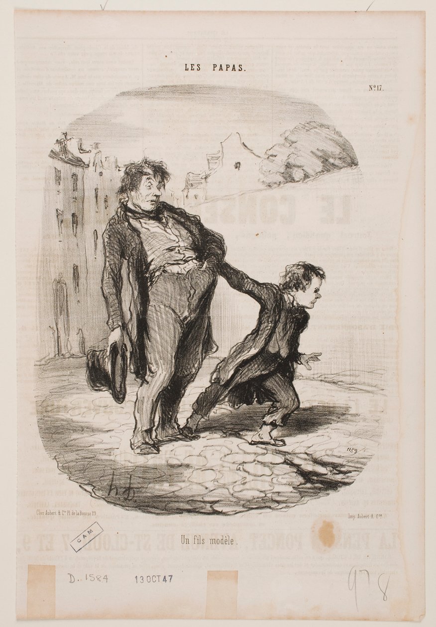 En mönsterson av Honoré Daumier
