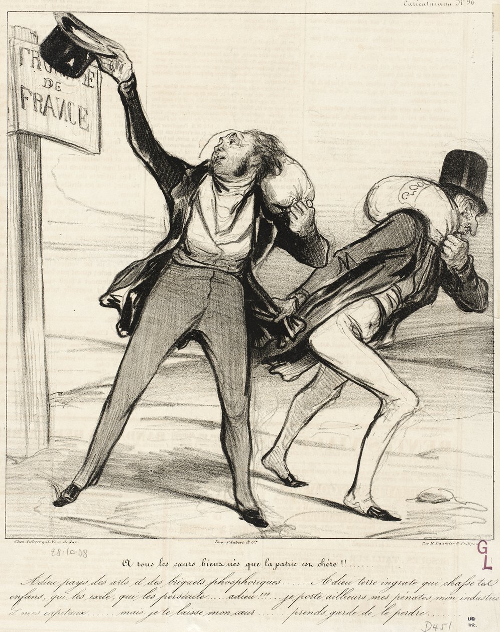Fosterlandet är kärt för alla välborna hjärtan!!... av Honoré Daumier