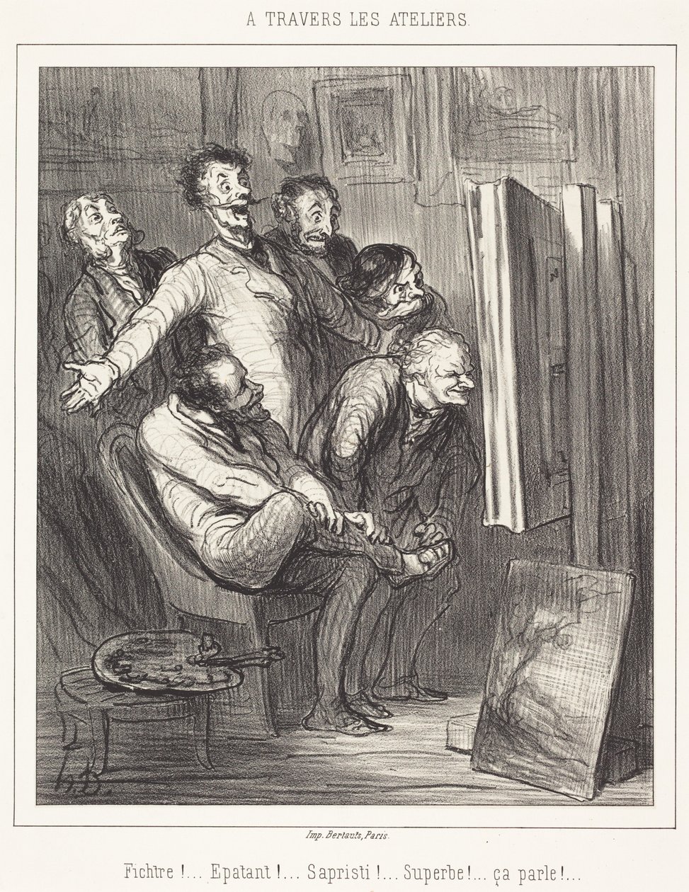 Genom ateljéerna av Honoré Daumier