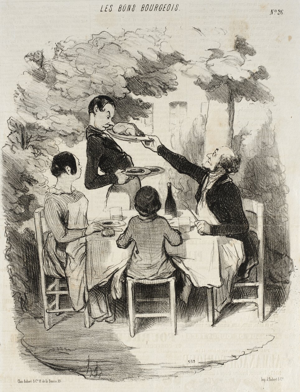 Ah! Han är färsk... av Honoré Daumier