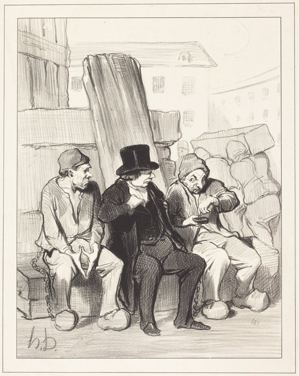 Således är min vän alltså tjugotvå år gammal... av Honoré Daumier
