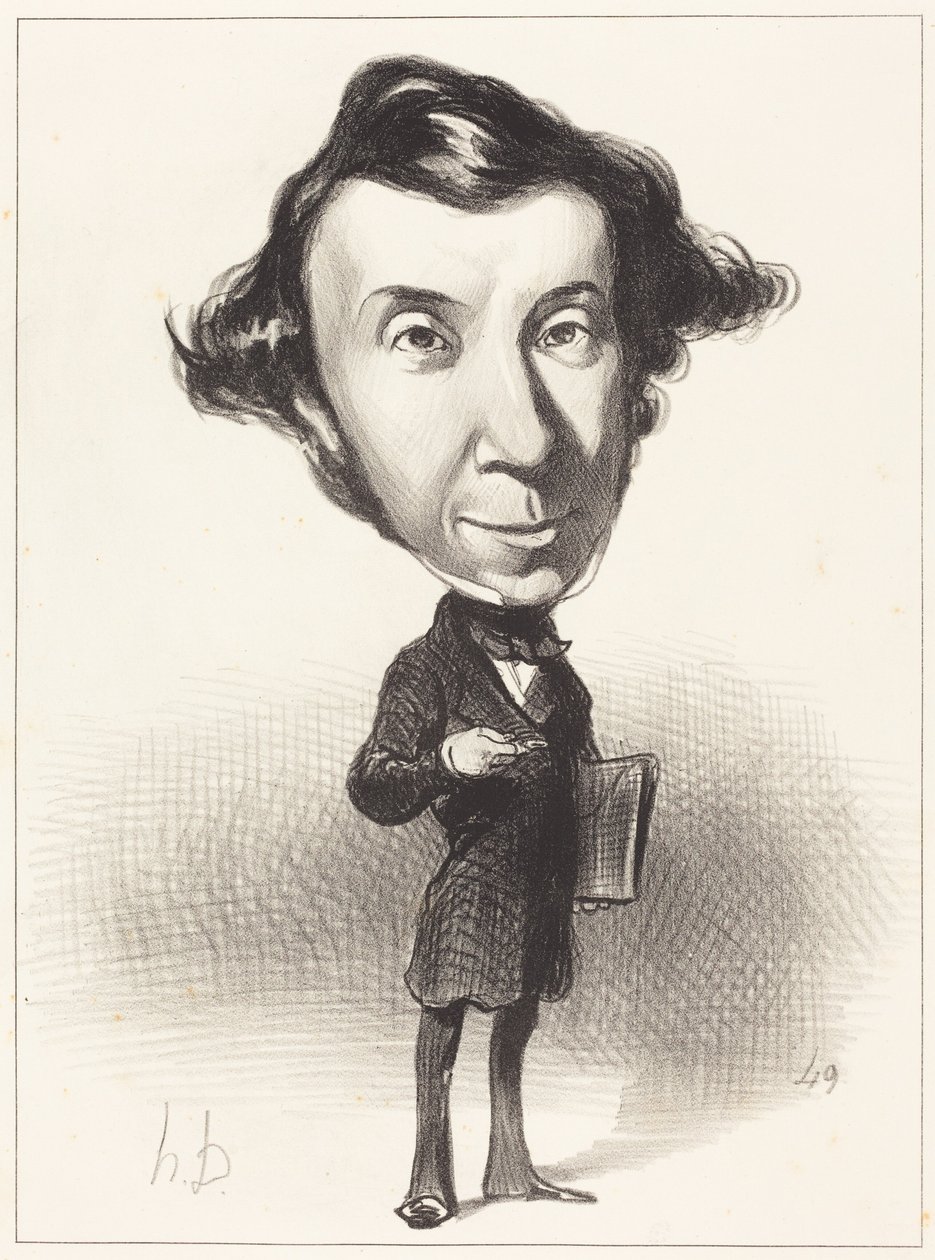 Alex. Ch. Henri de Tocqueville av Honoré Daumier