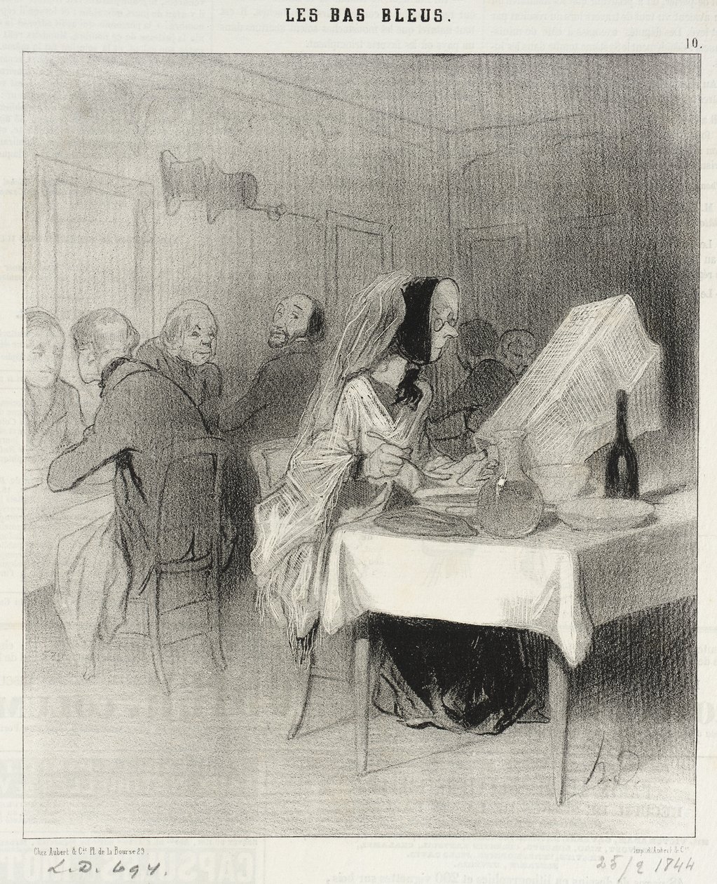 Kom igen!... de har ännu inte recenserat min roman... av Honoré Daumier