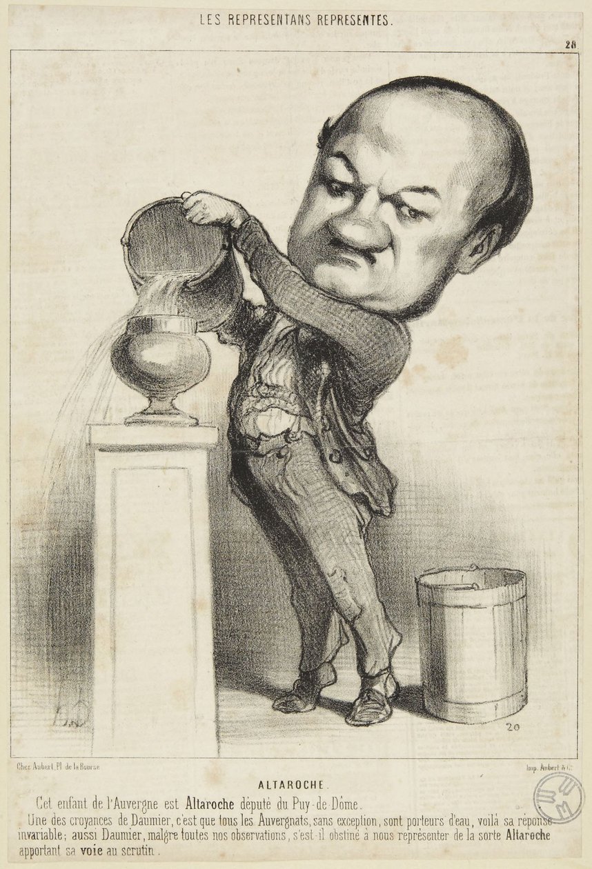 ”Altaroche” av Honoré Daumier