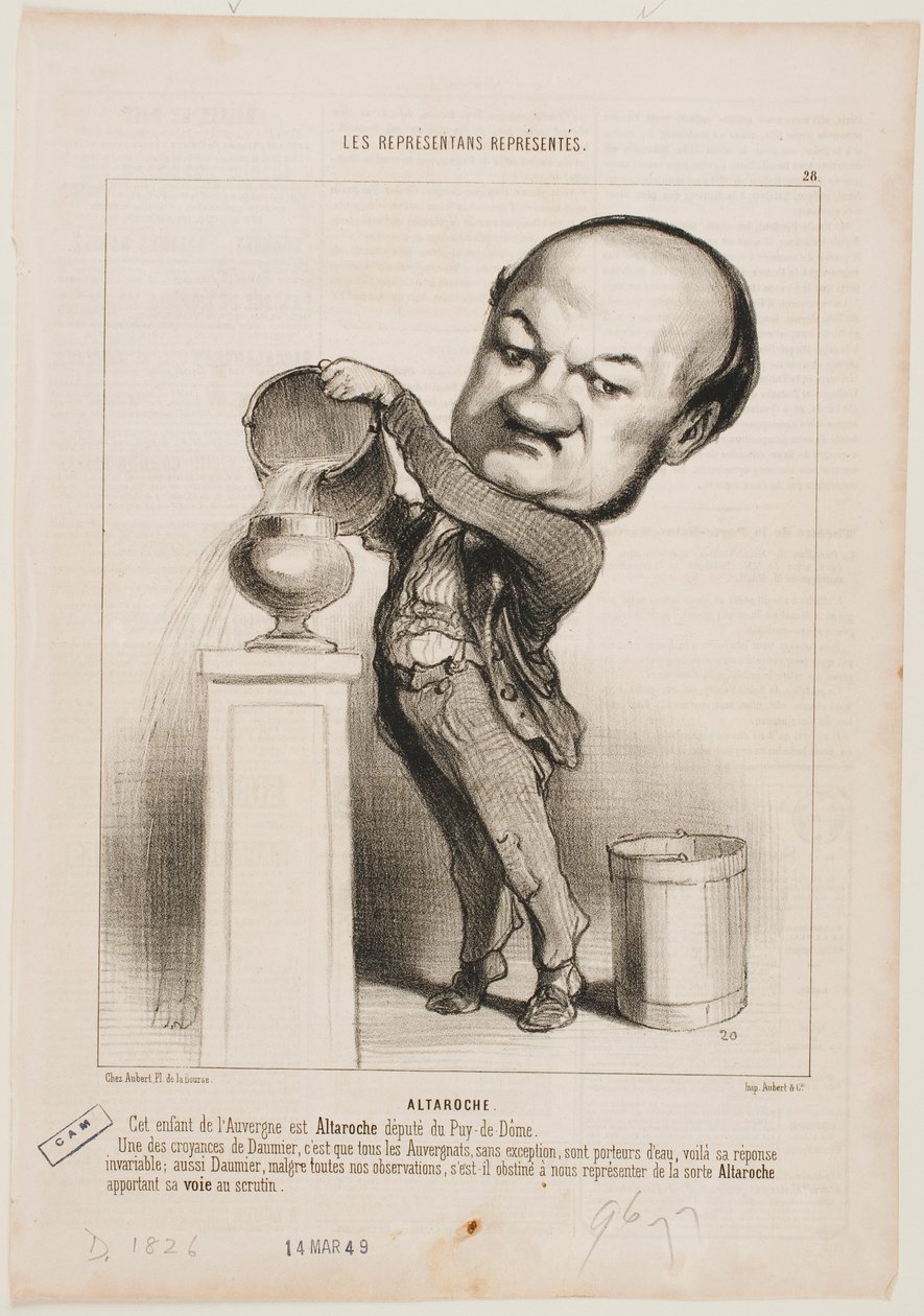 Altaroche av Honoré Daumier