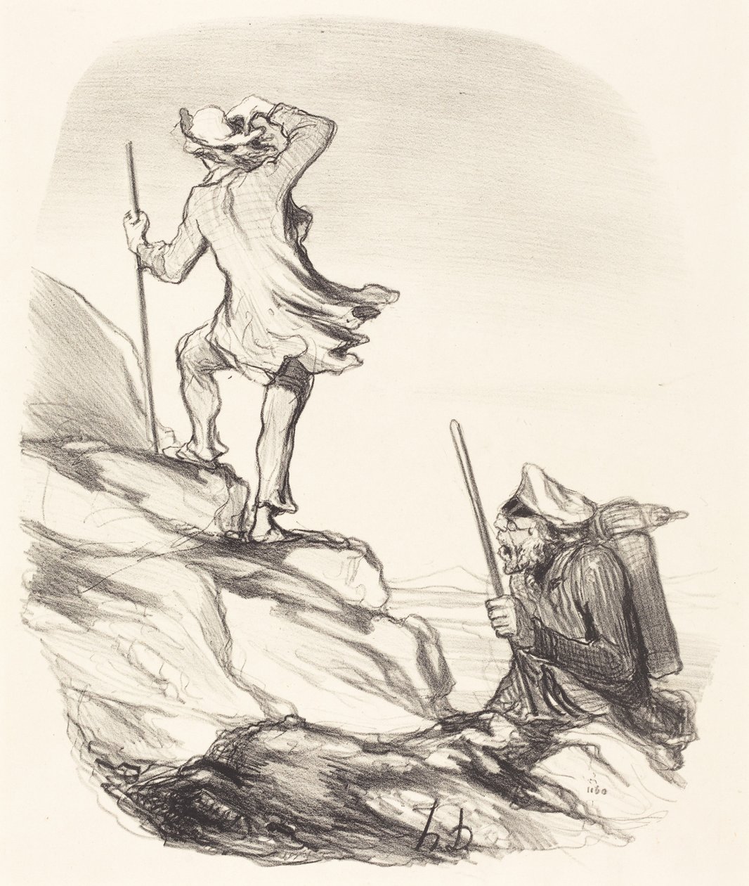 Ser du en civiliserad plats... av Honoré Daumier