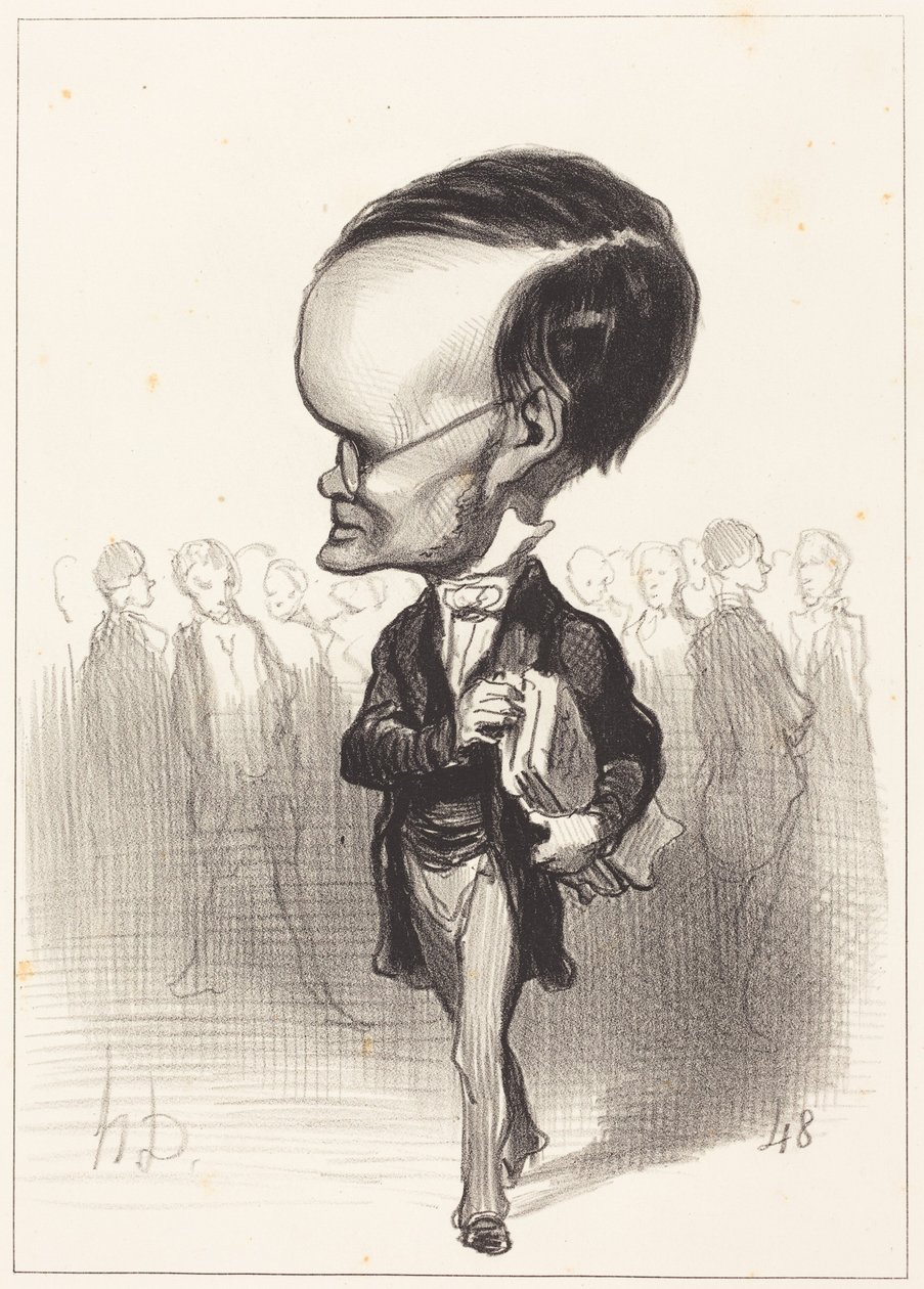 Arm. Jacques Lherbette av Honoré Daumier