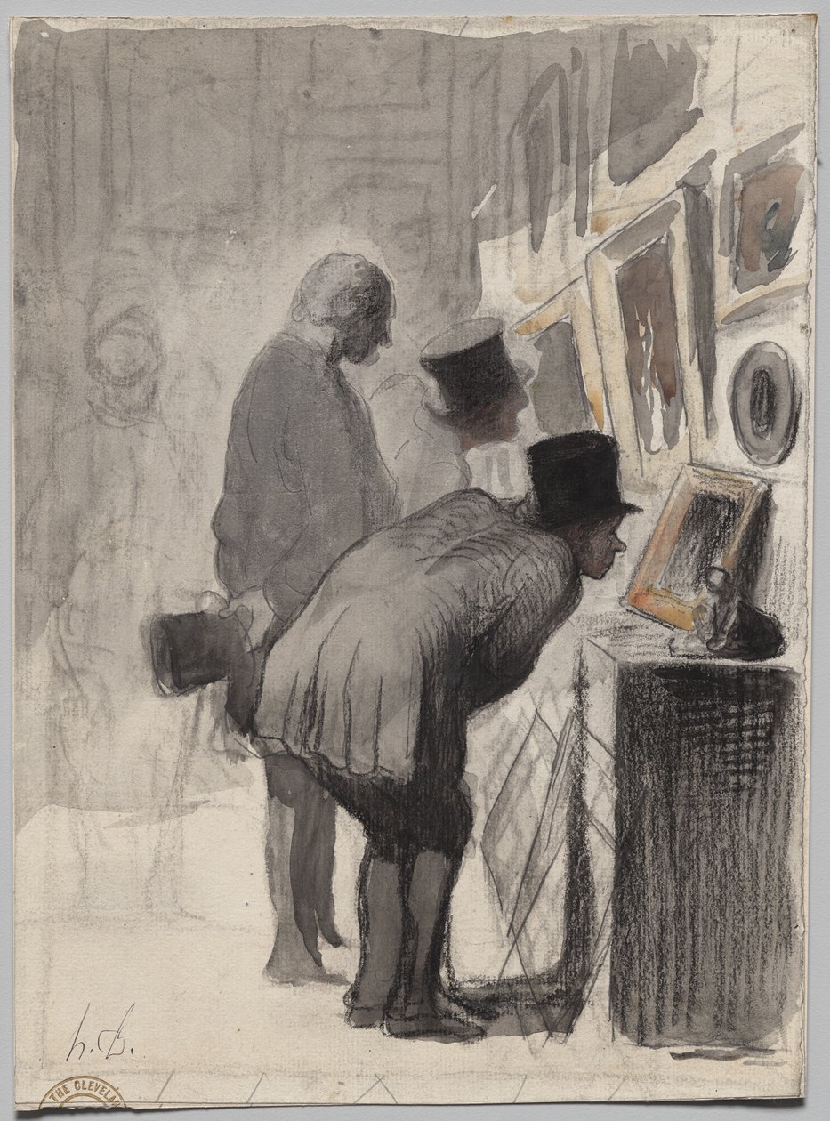Konstälskare av Honoré Daumier